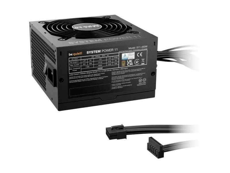 Захранване Be Quiet! BP009EU ATX 450 W 110 W 80 Plus Bronze NaN –  BB Захранвания