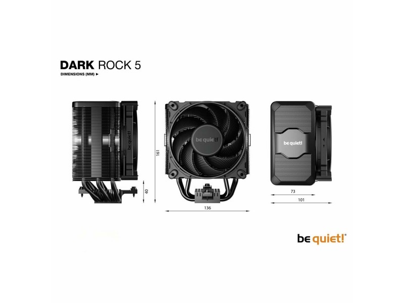 Вентилатор на процесора Be Quiet! BK035 NaN –  BB Системи за течно охлаждане