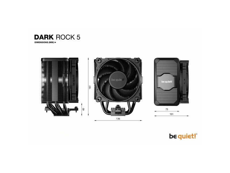 Вентилатор на процесора Be Quiet! BK035 NaN –  BB Системи за течно охлаждане