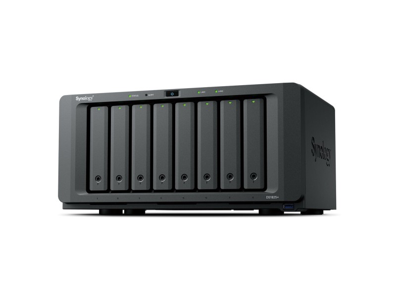 SATA 5.25 калъф за SATA 2.5 Synology DS1825+ Черен AMD Ryzen V1500B NaN –  BB Мрежово прикачено хранилище