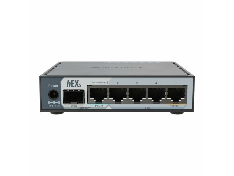 Рутер Mikrotik E60IUGS Черен USB RJ45 Ethernet LAN PoE x 1 USB 3.2 USB x 1 NaN –  BB Рутери