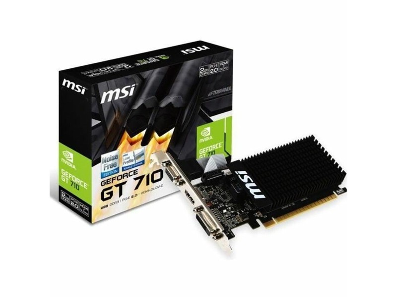 Графична карта MSI NVIDIA GeForce GT 710 GDDR3 NaN –  BB Графични карти