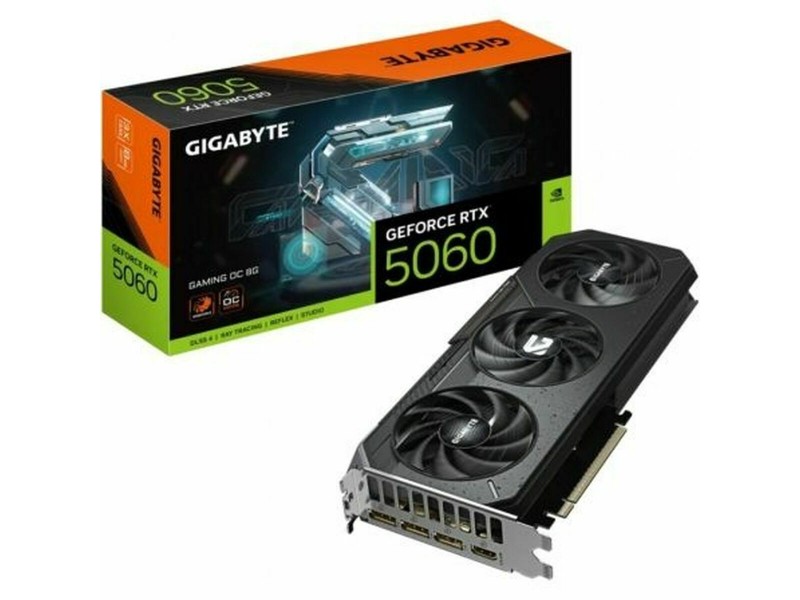 Графична карта Gigabyte 9VN5060GO-00-G10 GEFORCE RTX 5060 8 GB GDDR7 NaN –  BB Графични карти