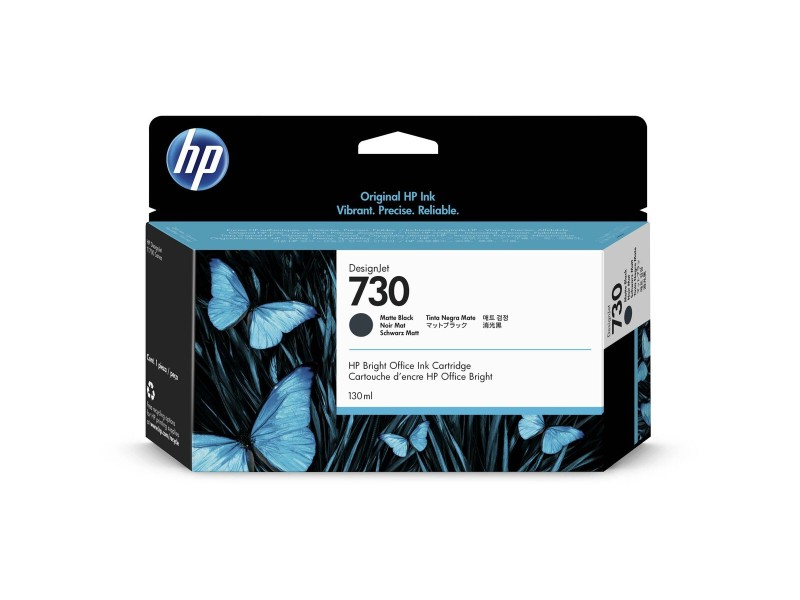 Оригиална касета за мастило HP 730 Черен Матово черно NaN –  BB Касети с мастило