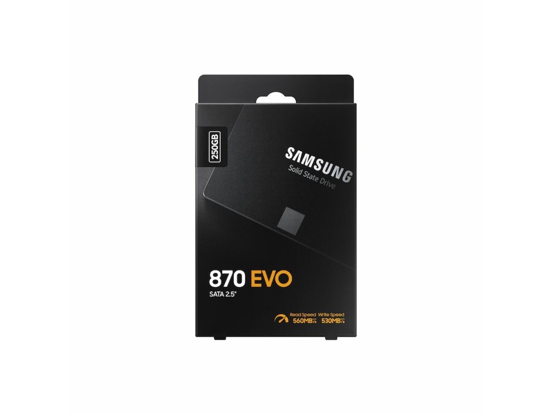 Твърд диск Samsung 870 EVO 250 GB SSD Черен NaN –  BB Твърди солидни твърди дискове
