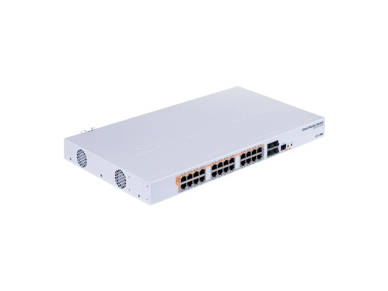 Суич Mikrotik CRS328-24P-4S+RM NaN –  BB Мрежови комутатори