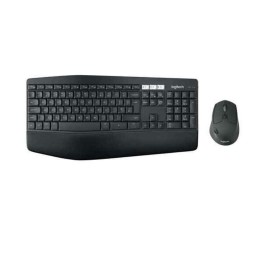Клавиатура с мишка Logitech 920-008228 Черен Испанска Qwerty QWERTY