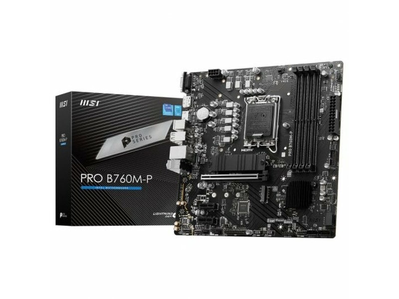Дънна платка MSI PRO B760M-P DDR4 LGA 1700 NaN –  BB Дънни платки