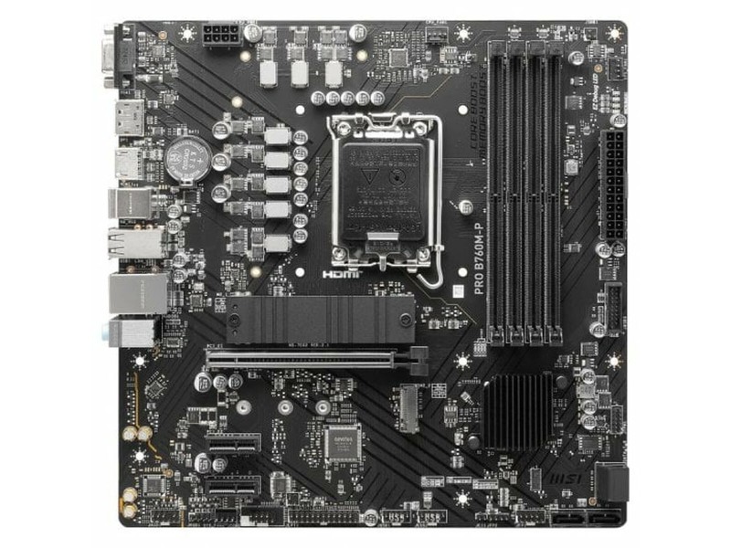 Дънна платка MSI PRO B760M-P DDR4 LGA 1700 NaN –  BB Дънни платки