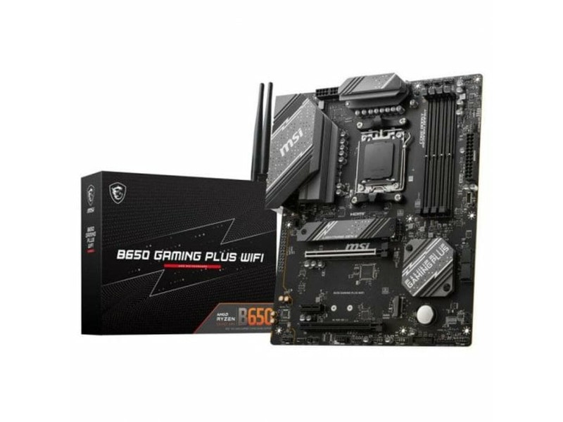 Дънна платка MSI B650 GAMING PLUS WIFI AMD AM5 AMD AMD B650 NaN от | techMAG.bg Дънна платка MSI B650 GAMING PLUS WIFI AMD AM5 AMD AMD B650 NaN – BB Дънни платки