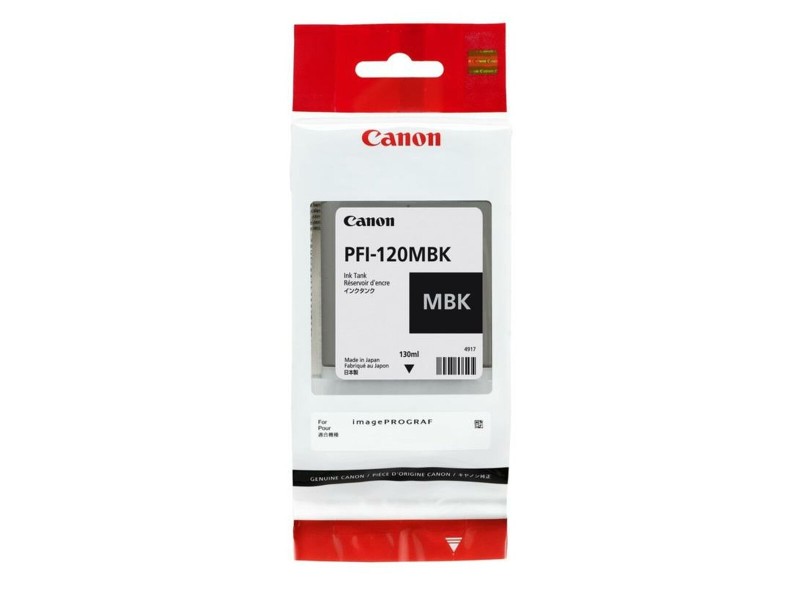 Оригиална касета за мастило Canon PFI-120MBK Матово черно NaN –  BB Касети с мастило