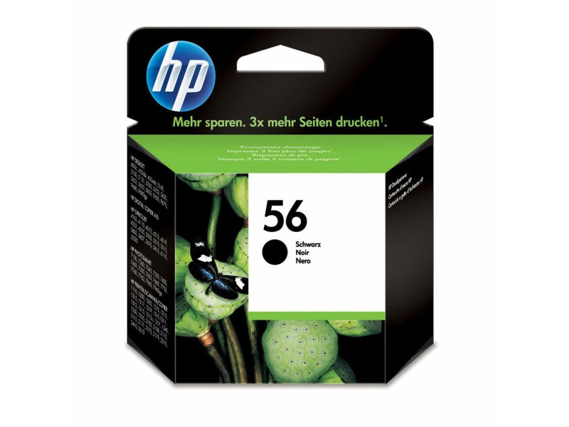 Оригиална касета за мастило HP 56 Черен NaN –  BB Касети с мастило