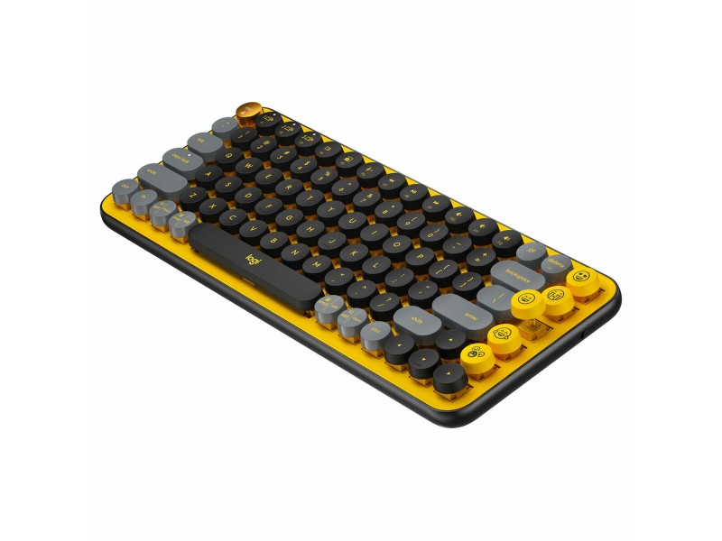 Клавиатура Logitech POP френски Жълт AZERTY NaN –  BB Клавиатури