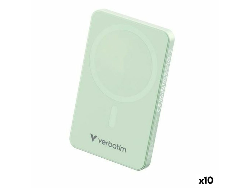 Резервна батерия Verbatim Зелен 5000 mAh (10 броя) NaN –  BB Преносими зарядни устройства