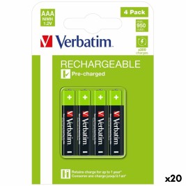 Зареждащи се батерии Verbatim 1,2 V AAA LR03 4 Части (20 броя)