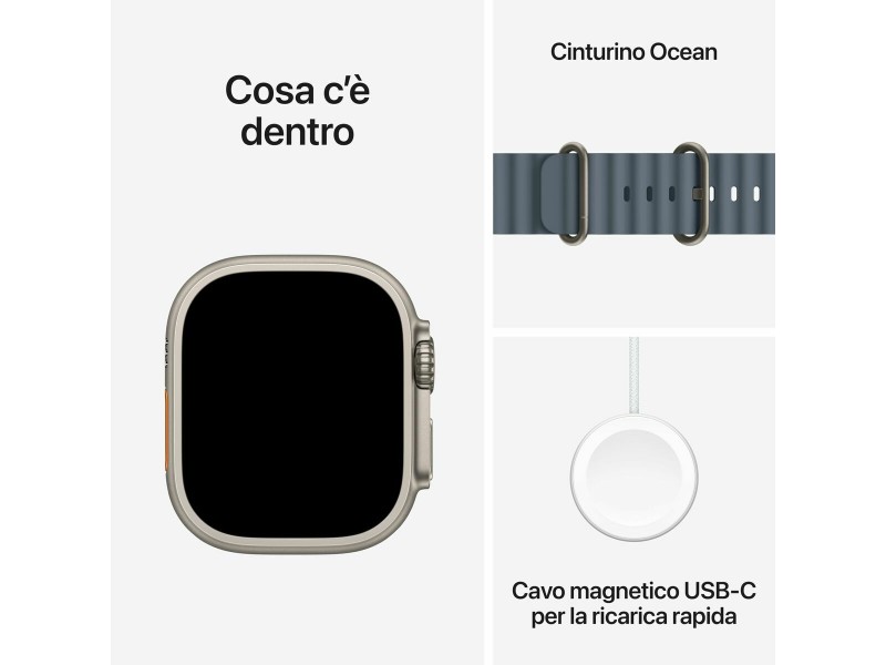 Смарт часовник Apple MEWH4QL/A Титанов 49 mm NaN –  BB Умни часовници