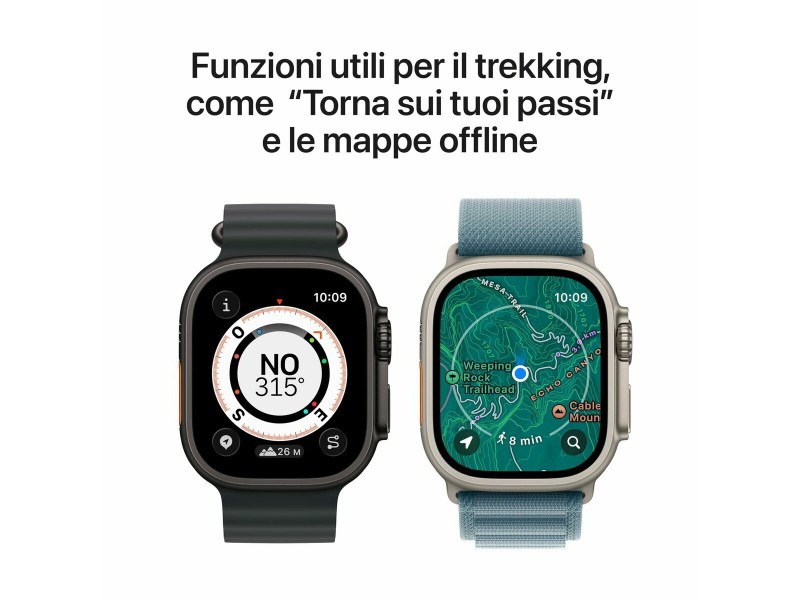 Смарт часовник Apple MEWH4QL/A Титанов 49 mm NaN –  BB Умни часовници