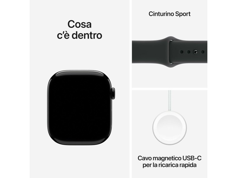 Смарт часовник Apple MEUW4QL/A Черен 46 mm NaN –  BB Умни часовници