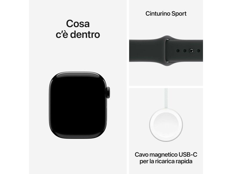 Смарт часовник Apple MEQT4QL/A Черен 42 mm NaN –  BB Умни часовници