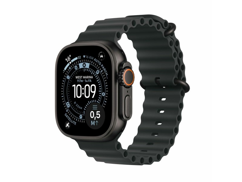 Смарт часовник Apple MF0J4QL/A Черен Light Blue 49 mm NaN –  BB Умни часовници