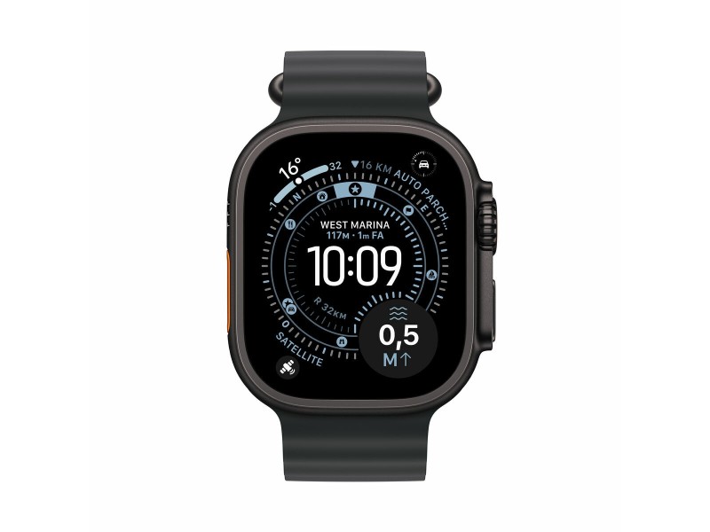 Смарт часовник Apple MF0J4QL/A Черен Light Blue 49 mm NaN –  BB Умни часовници