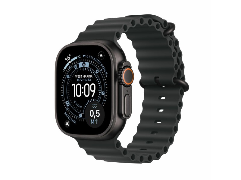Смарт часовник Apple MF0J4QL/A Черен Light Blue 49 mm NaN –  BB Умни часовници