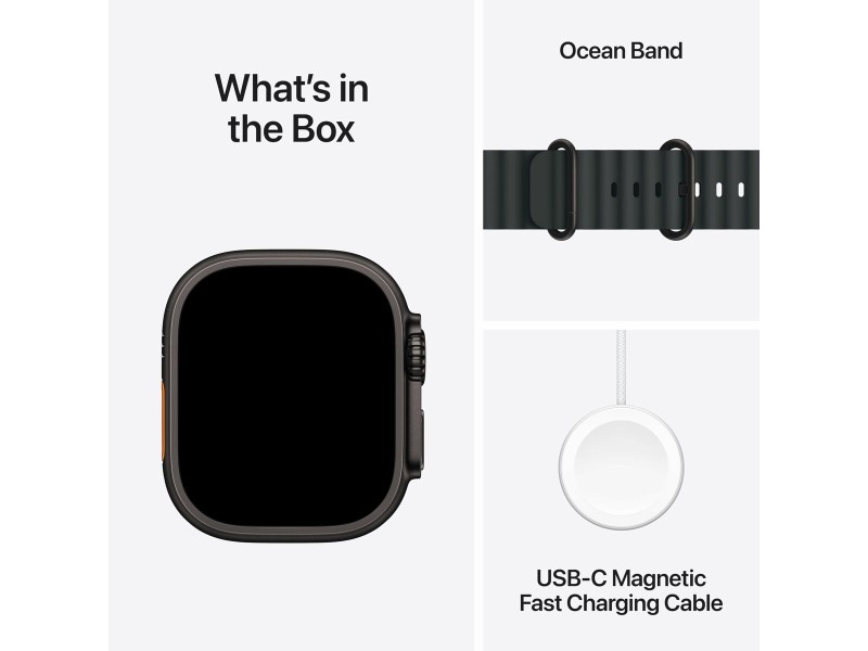 Смарт часовник Apple Черен 49 mm NaN –  BB Умни часовници