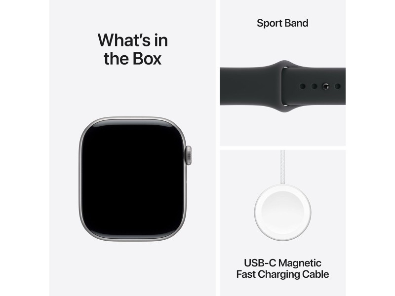 Смарт часовник Apple Черен Сив 46 mm NaN –  BB Умни часовници