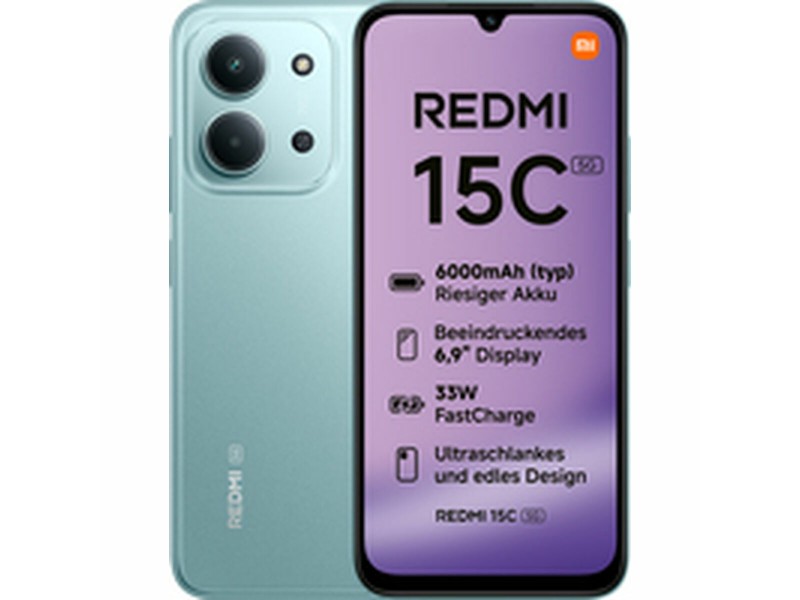 Смартфони Xiaomi Redmi 15C 6,9 Octa Core 4 GB RAM 128 GB Зелен NaN –