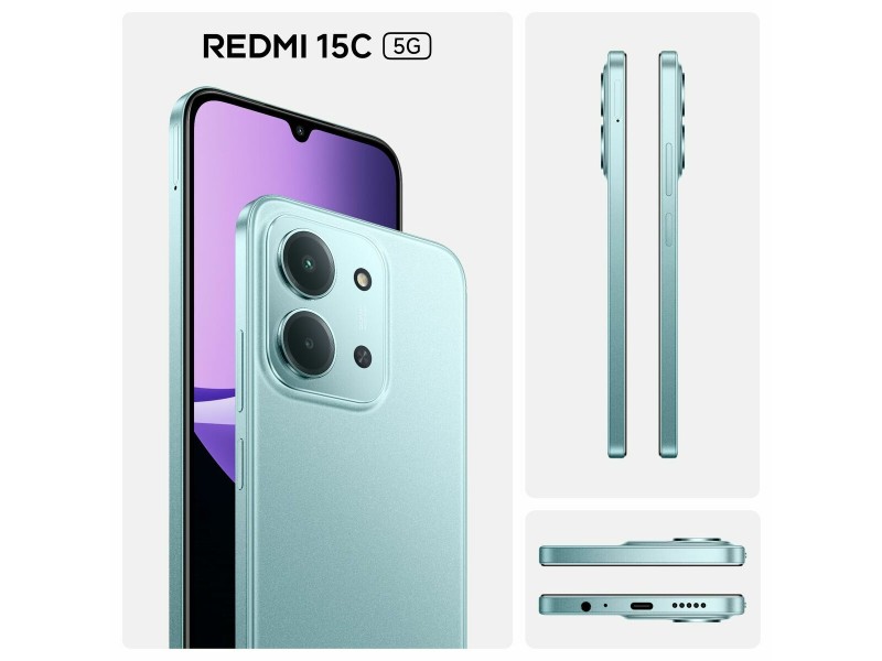 Смартфони Xiaomi Redmi 15C 6,9 Octa Core 4 GB RAM 128 GB Зелен NaN –