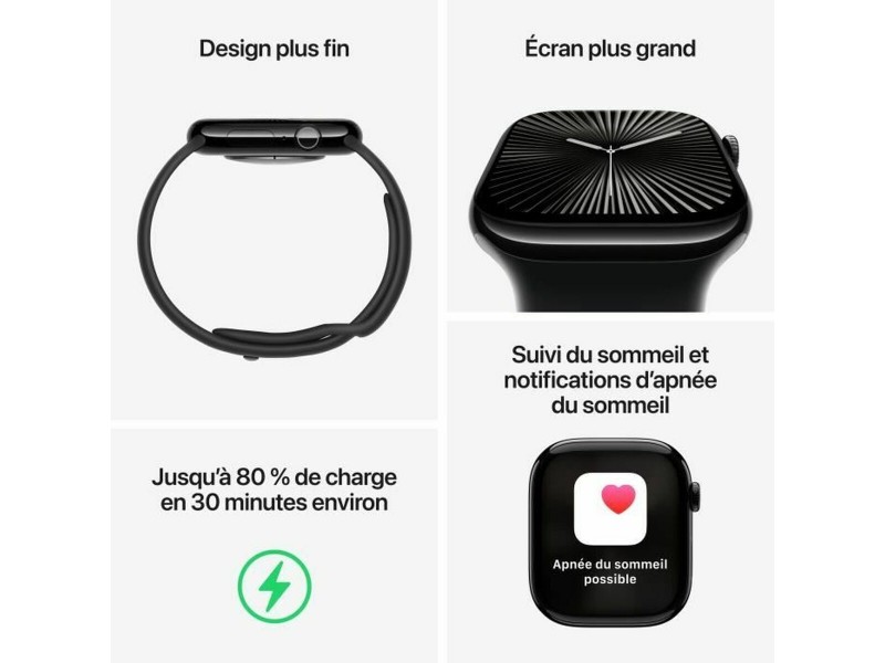 Смарт часовник Apple MWWE3QL/A Черен 1,77 NaN –  BB Умни часовници