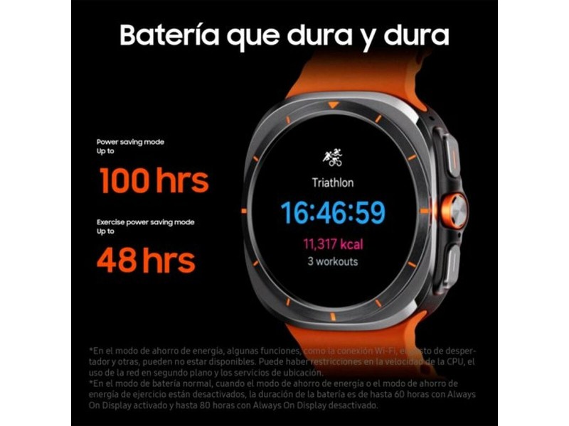 Смарт часовник Samsung Galaxy Watch Ultra 4G Сив Оранжев Тъмно сив NaN –  BB Умни часовници