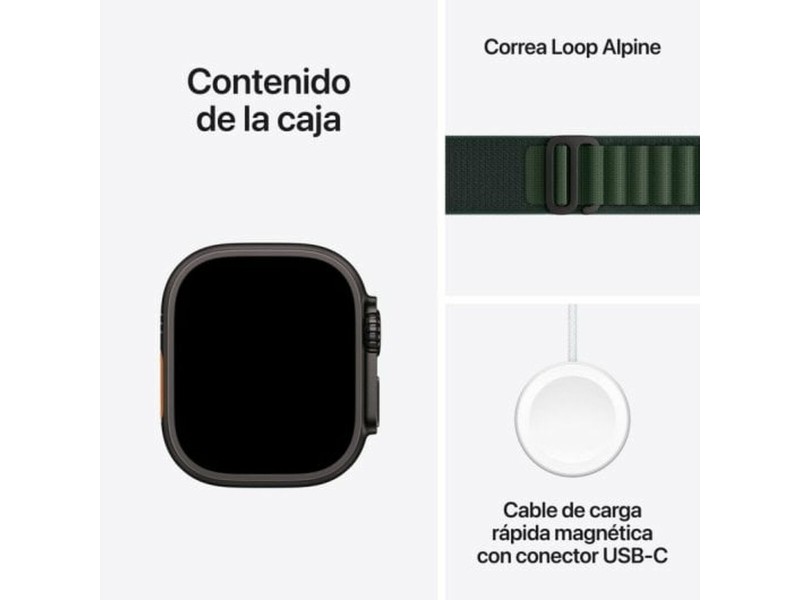 Смарт часовник Apple Watch Ultra 2 MX4R3TY/A Черен Зелен 49 mm NaN –  BB Умни часовници