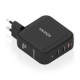 Зарядно за стена Aisens ASCH-140W3P031-BK Черен Многоцветен 140 W (1 броя) NaN –  BB Мрежови зарядни