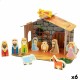 Рождествена Коледна Сцена Woomax Дървен Картон 22 x 16 x 12 cm 11 Части NaN –  BB Дърво