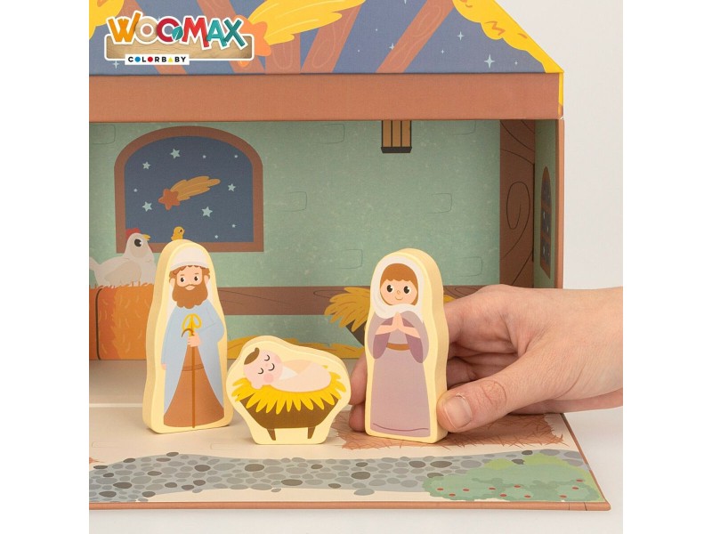 Рождествена Коледна Сцена Woomax Дървен Пластмаса 25 x 20 x 24,5 cm 15 Части NaN –  BB Дърво