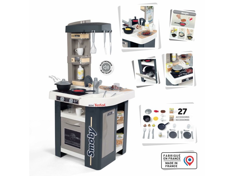 Кухня Играчка Smoby Studio Mini Tefal 100 x 48 x 46,5 cm NaN –  BB Кухни