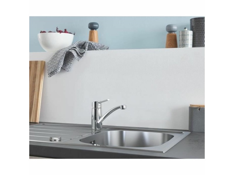 Мивка с едно корито Grohe 31552SD1 Сив NaN –  BB Мивки с единична купа