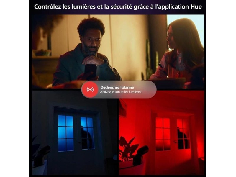 Симулирана камера за наблюдение Philips Hue Secure Flood Light NaN –  BB Камери куршуми