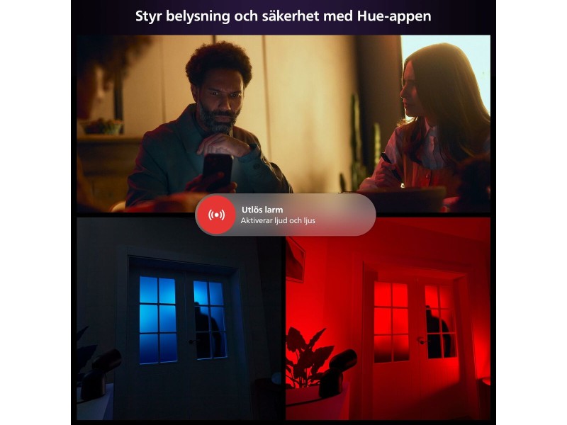 Симулирана камера за наблюдение Philips Hue Secure Flood Light NaN –  BB Камери куршуми