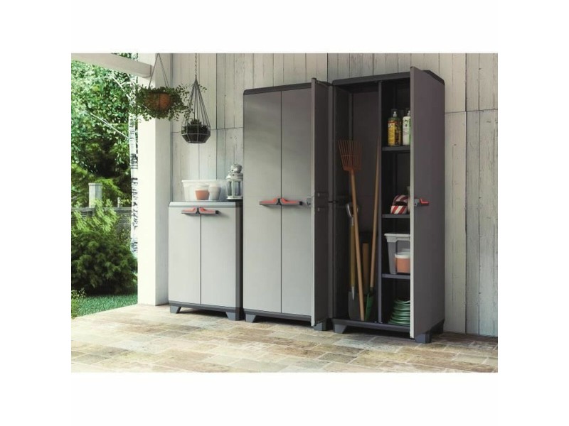 Шкаф Keter Stilo Сив полипропилен 68 x 39 x 90 cm NaN –  BB Шкафове за съхранение