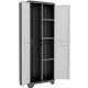 Лавица KIS 9726000 0616 02 Черен/Сив Смола Пластмаса 68 x 39 x 173 cm NaN –  BB Многофункционални стелажи
