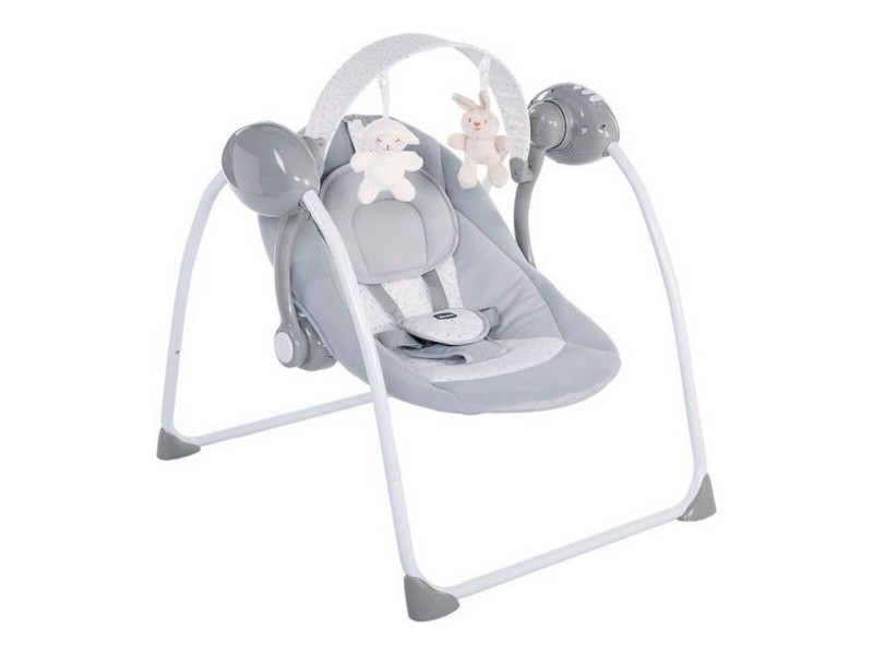 Люлеещ се стол Chicco Relax & Play Swing Сив Бял NaN –  BB Люлеещи се столове