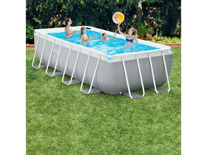 Басейн Подвижен Intex Prism Frame 488 x 244 x 107 cm 10.874 l Сив NaN –  BB Подвижни басейни