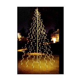 LED Светлинна Завеса Бял (8 m)