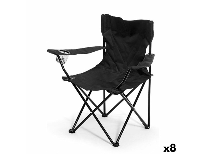 Рибарски стол Gift Decor Черен 79 x 47 x 79 cm (8 броя) NaN –  BB Риболовни столове