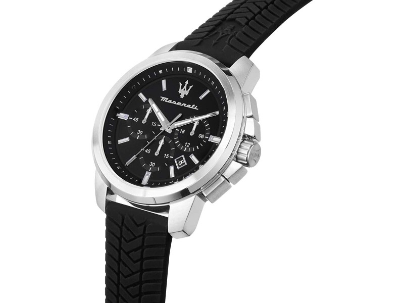 Мъжки часовник Maserati R8871621014 Черен (Ø 44 mm) NaN –  BB Ръчни часовници