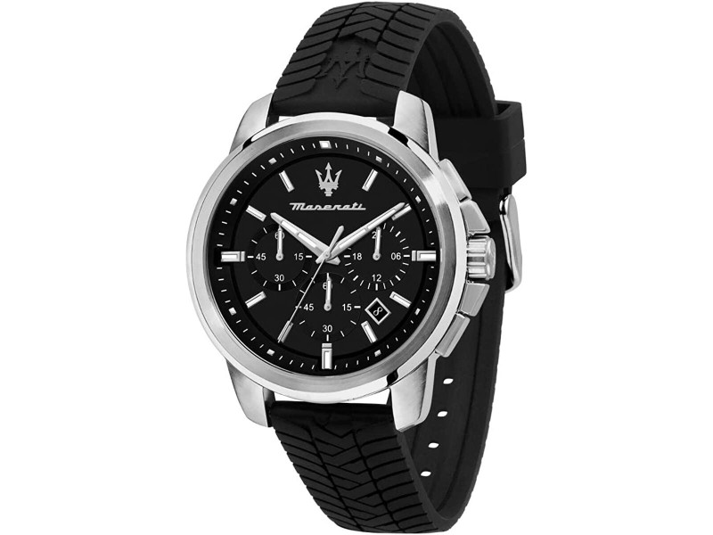 Мъжки часовник Maserati R8871621014 Черен (Ø 44 mm) NaN –  BB Ръчни часовници