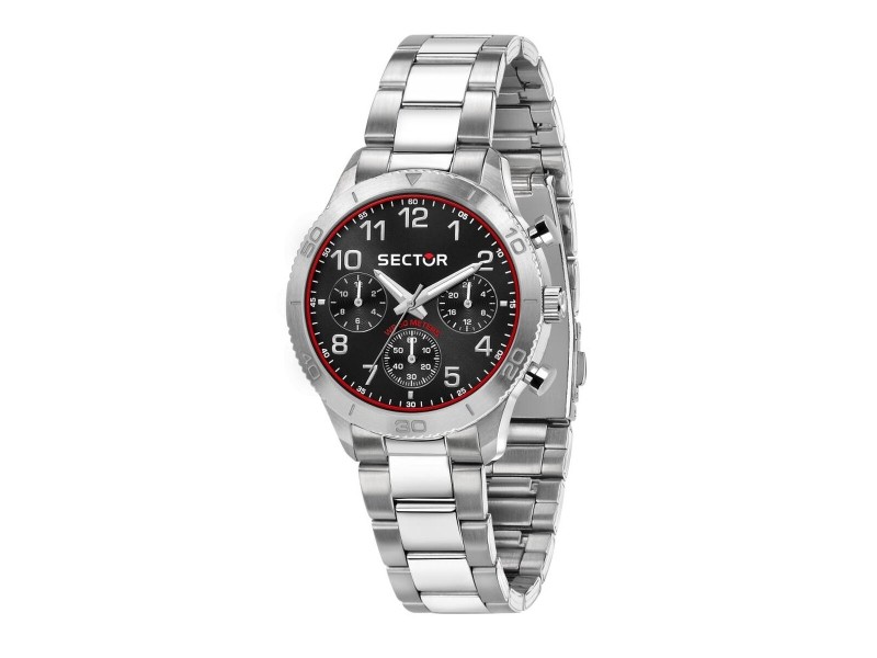 Мъжки часовник Sector 270 SPECIAL PACK Черен Сребрист (Ø 37 mm) NaN –  BB Ръчни часовници