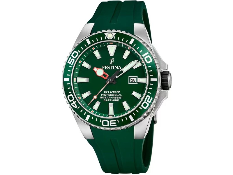Мъжки часовник Festina F20664/2 Зелен NaN –  BB Ръчни часовници